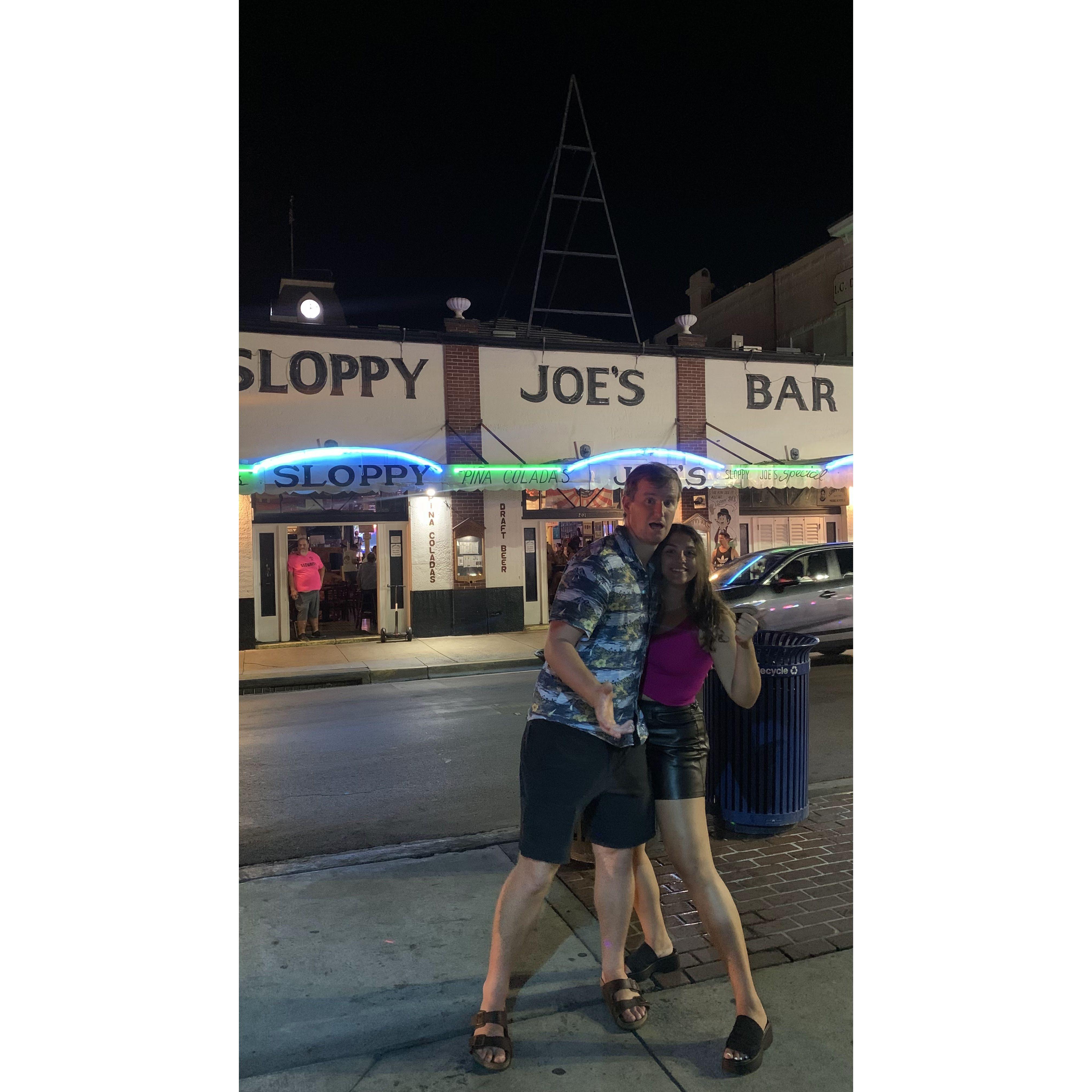 Out on the town in Key West