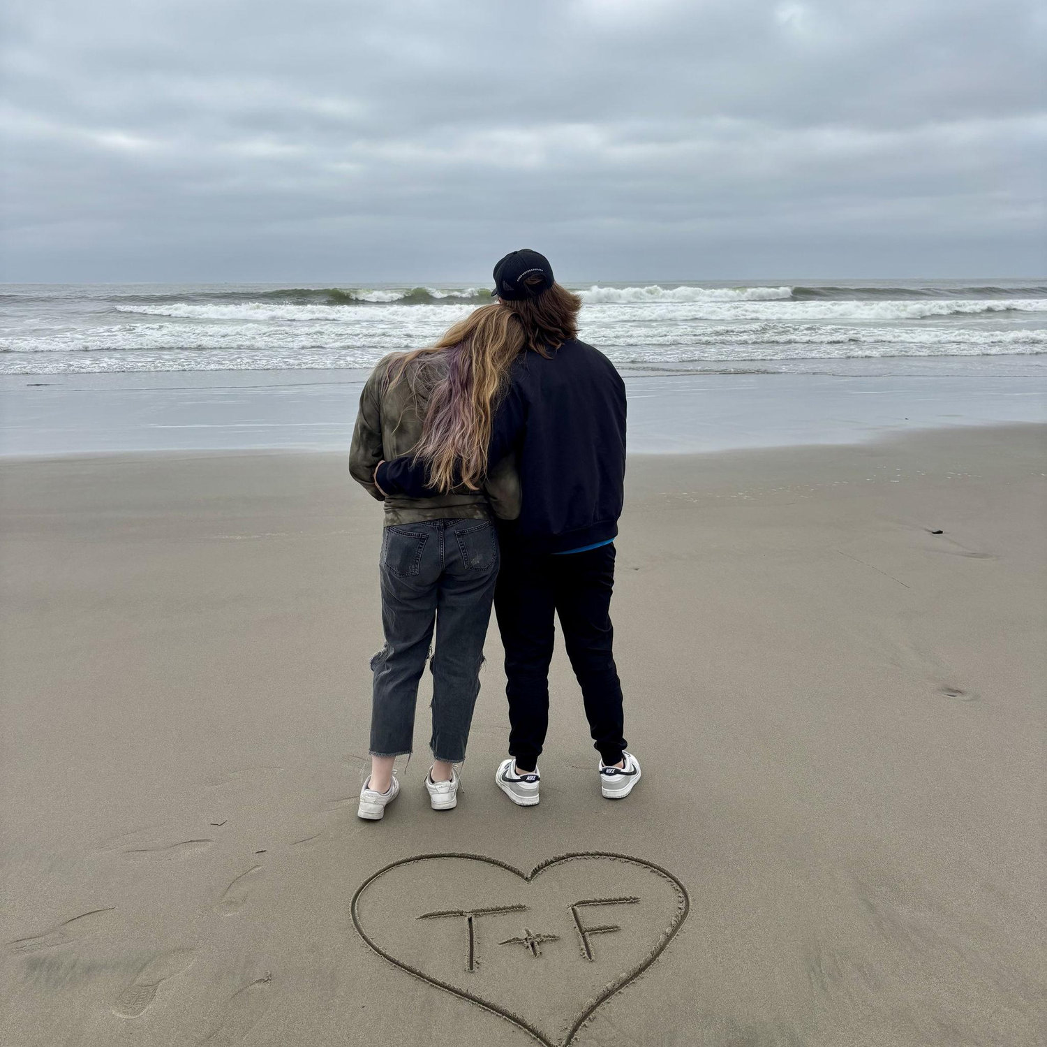 We got to enjoy a cool day out on the beach!