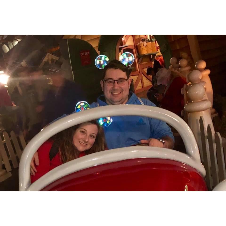 December 2018 - Christmas in Disneyland! First Christmas together.