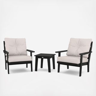 Lakeside 3-Piece Deep Seating Chair Set