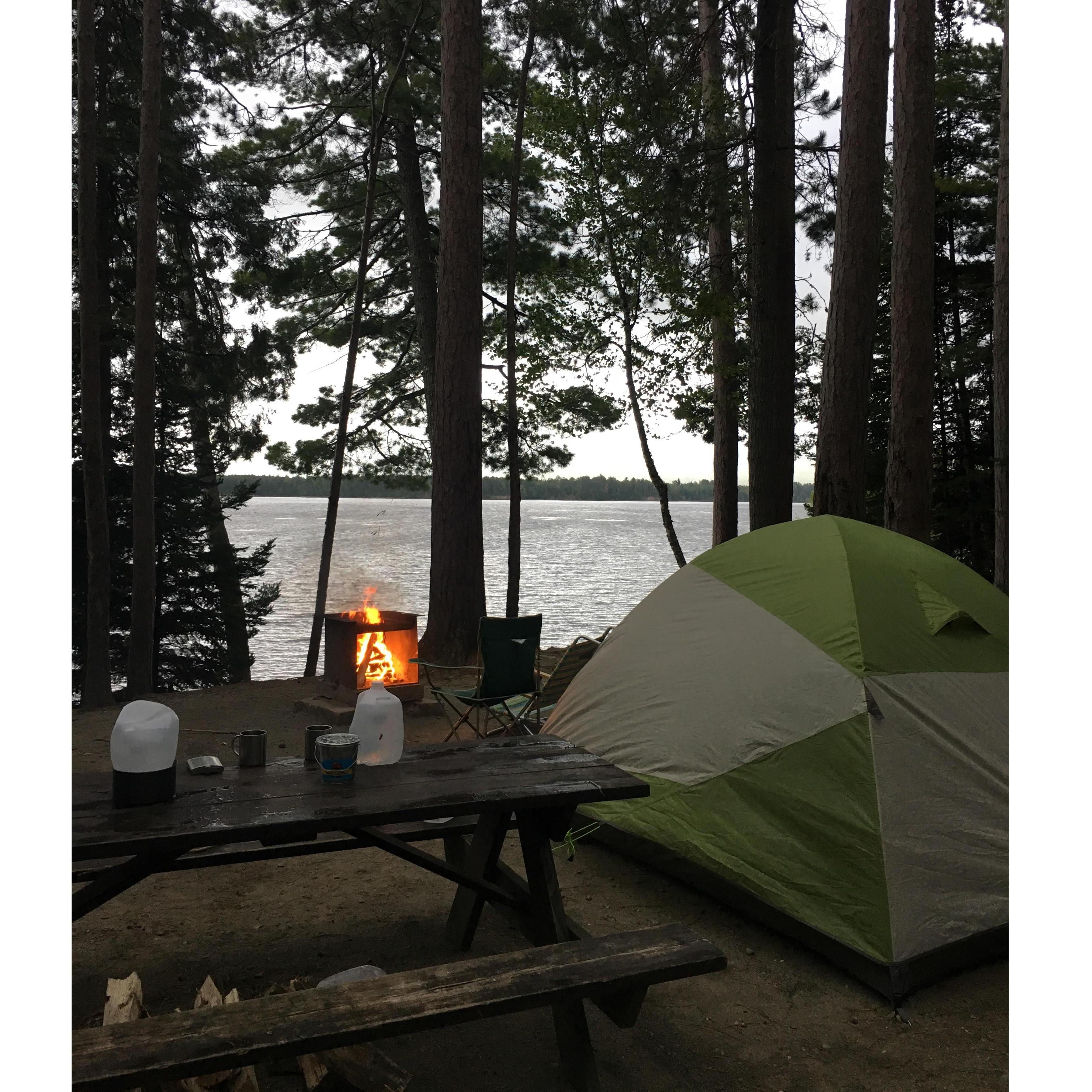 Our favorite summertime activity - camping