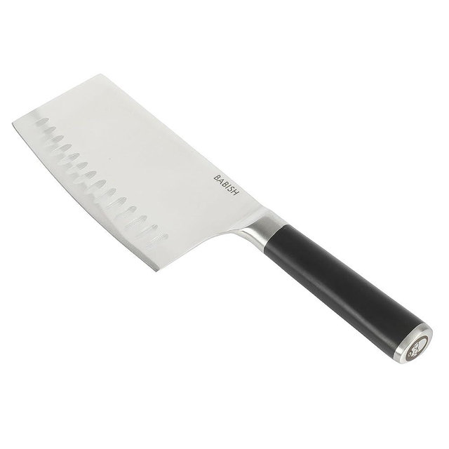 Babish High-Carbon 1.4116 German Steel 6.5 Inch Full Tang, Forged Cleaver Knife