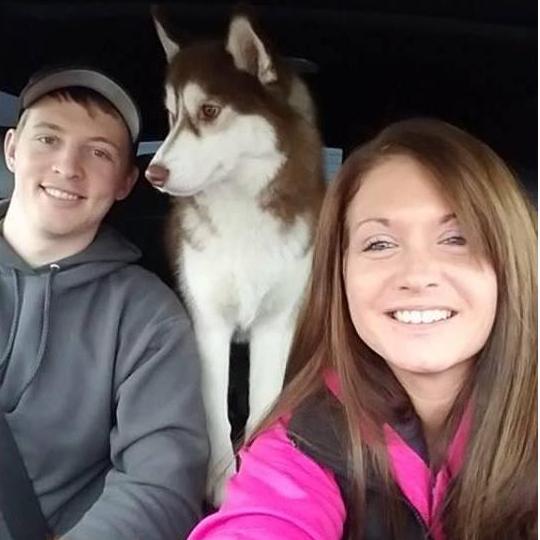 One of our fur babies! Mazie our youngest!