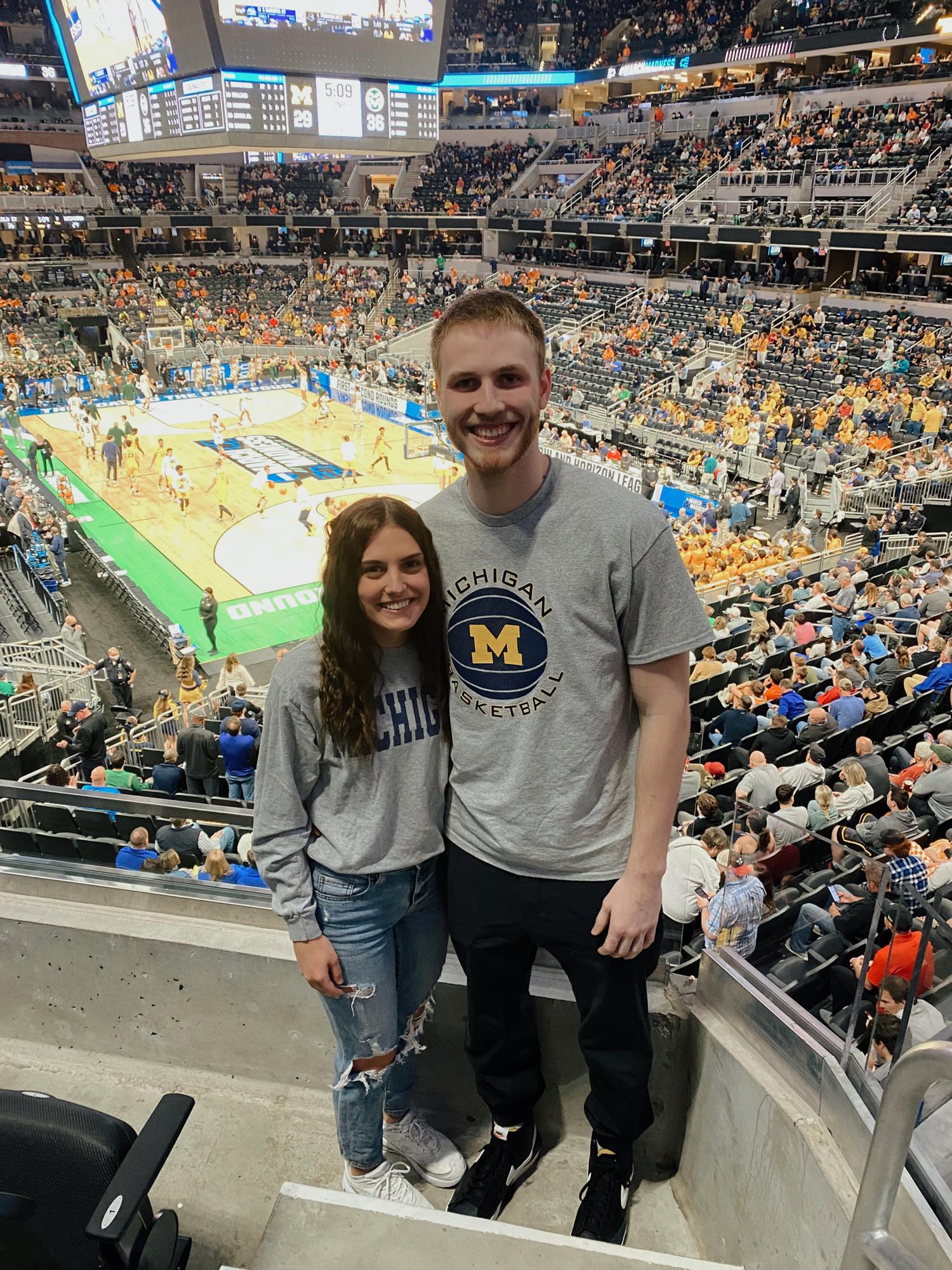 March Madness game in Indy