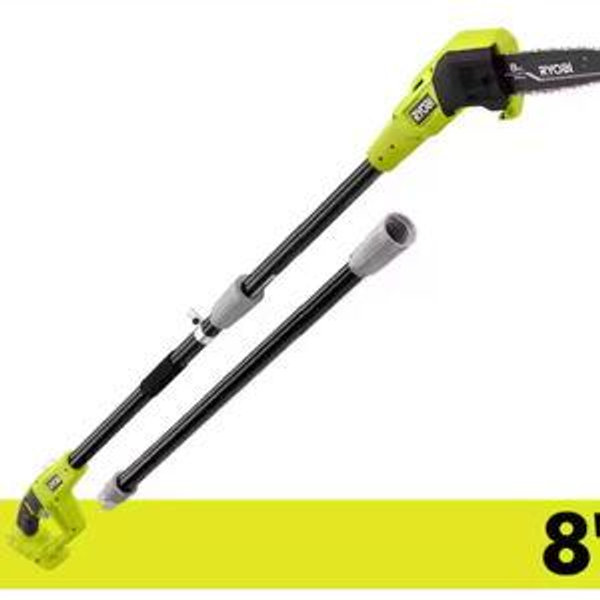RYOBI ONEAND 18V 8 in. Cordless Oil-Free Pole Saw Tool ONLY P2501BTL