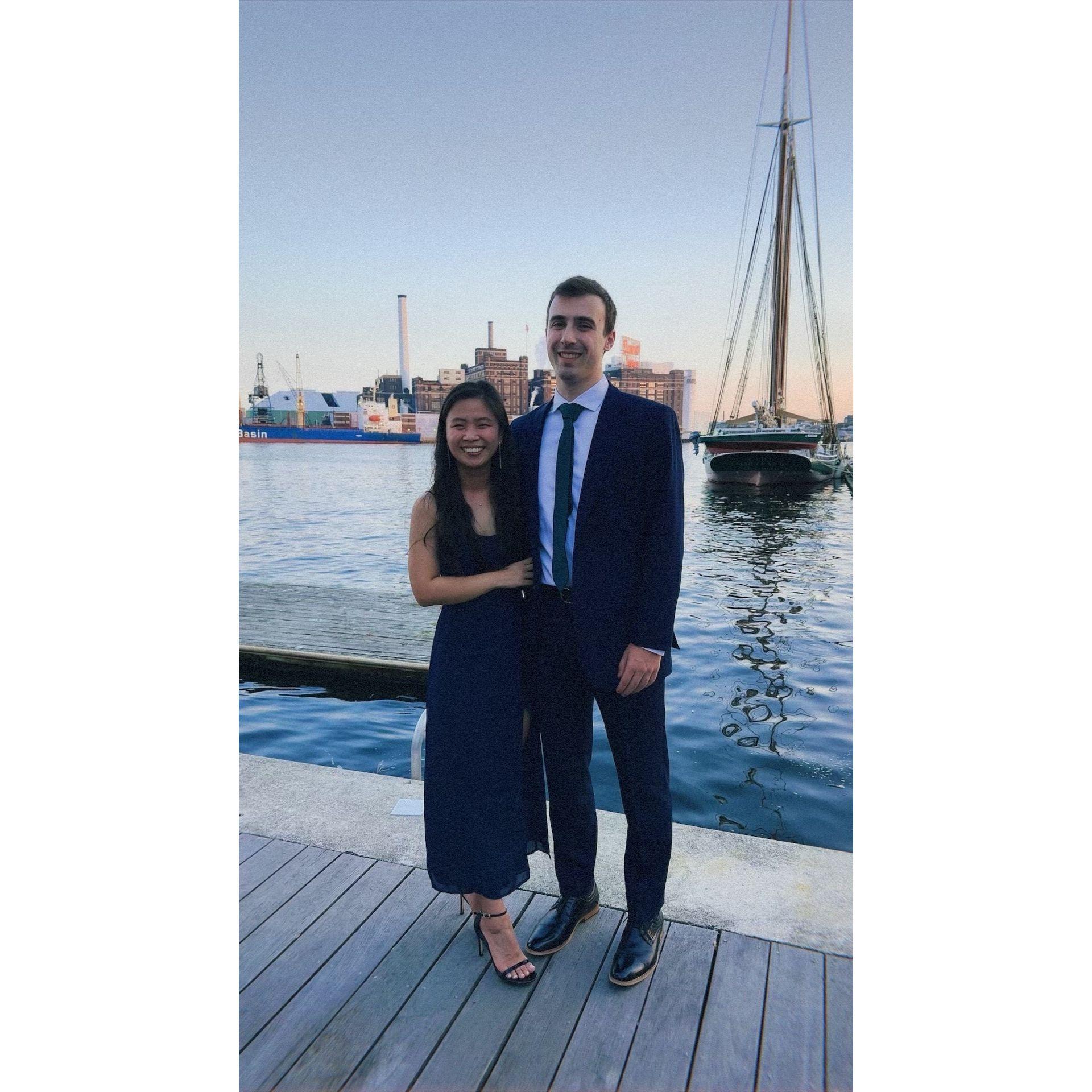 Dressing up occasionally for weddings