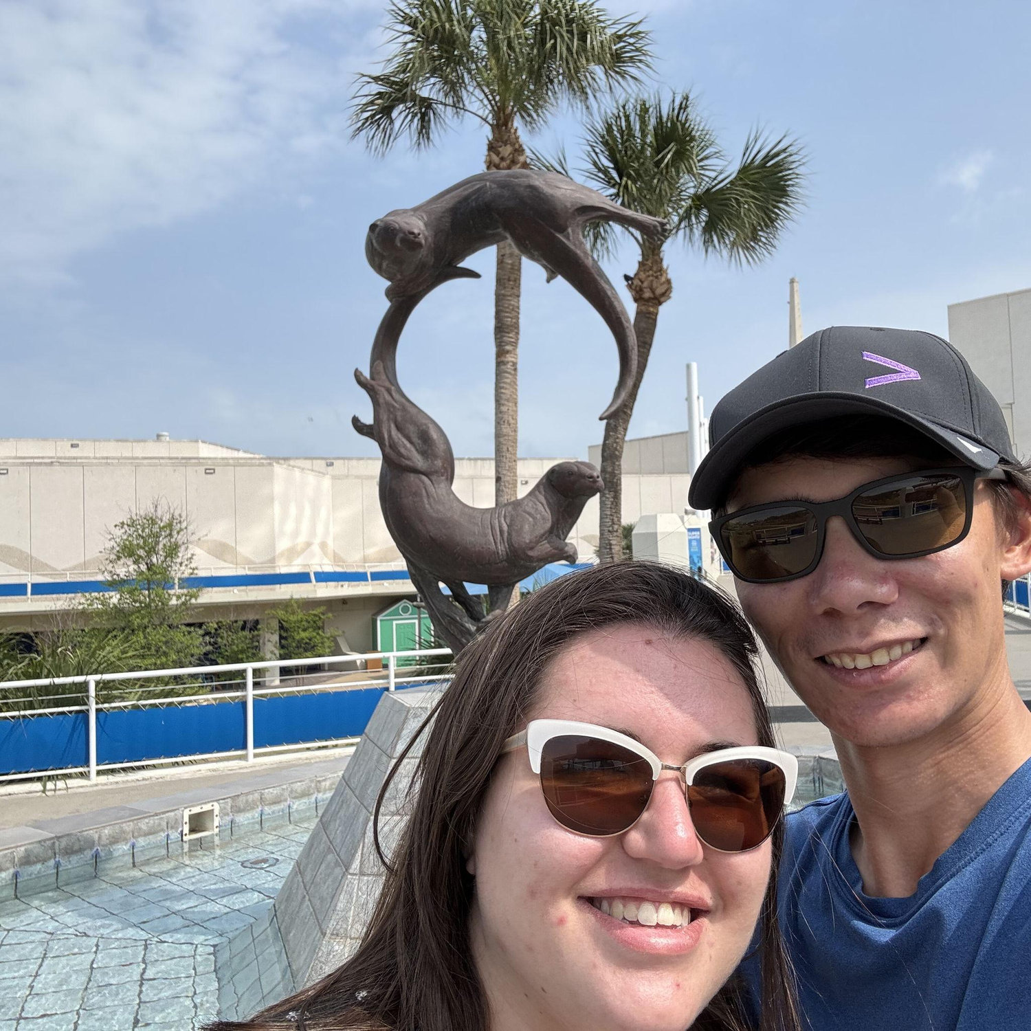 On our way home from South Padre last year, we stopped at the Texas State Aquarium!