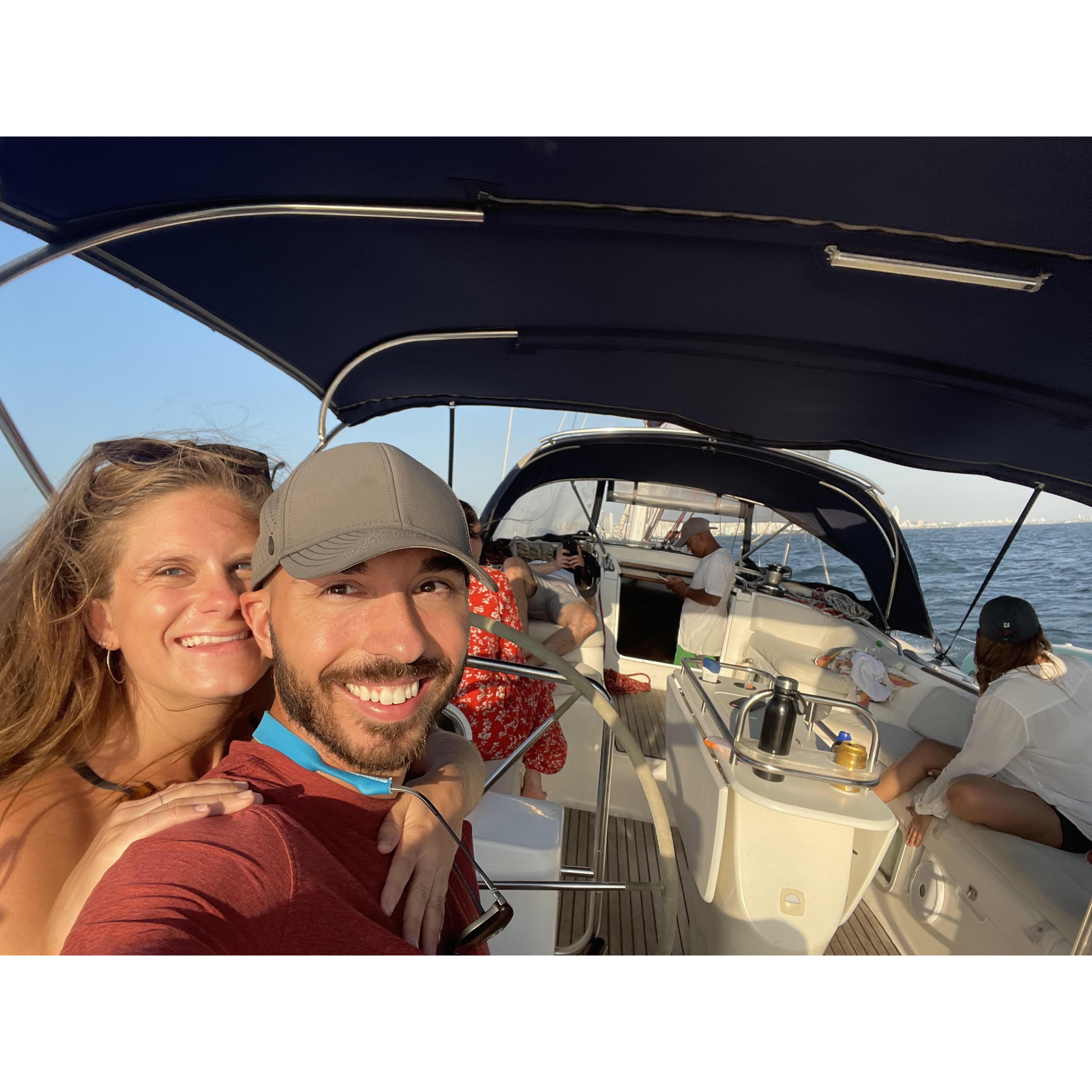 The sailing portion of Jan & Katie's month in Colombia! We learned the basics of captaining on the ocean near Cartagena, Baru & the Rosario Islands.