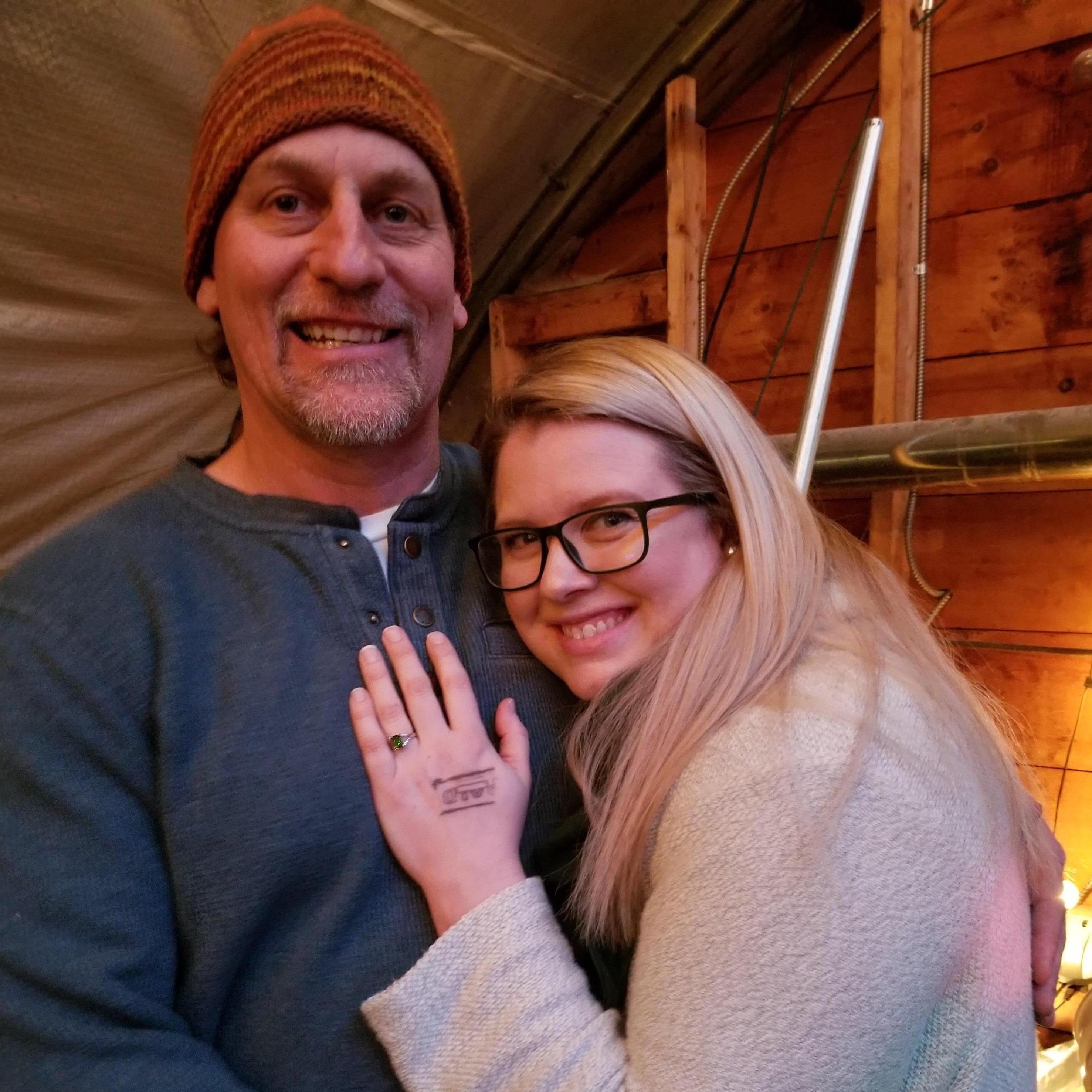 Engaged in Maine!