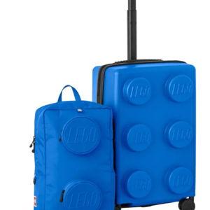 Lego Expandable Carry-on & Backpack Luggage Set- Blue