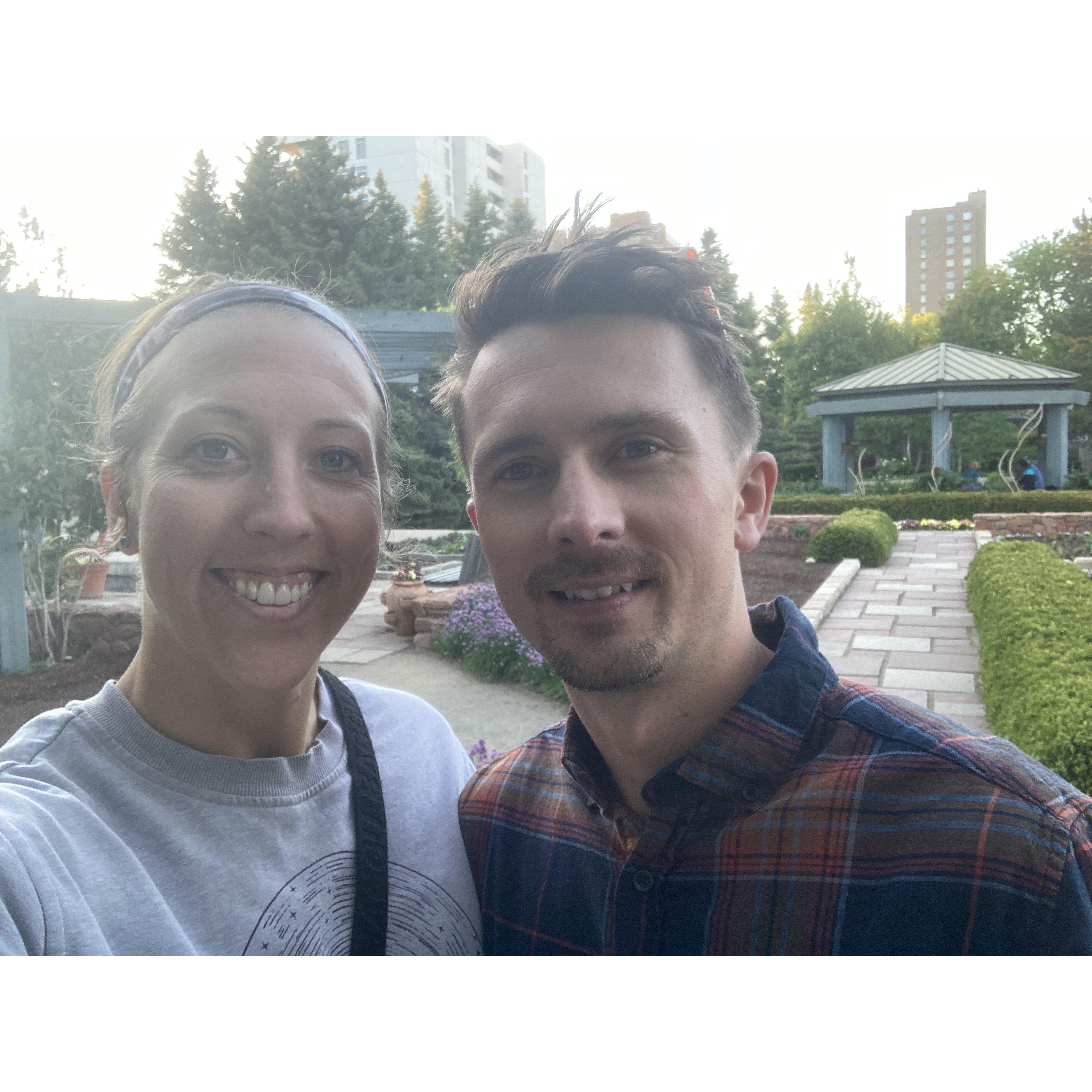 Many dates and walks at Denver's Botanical Gardens