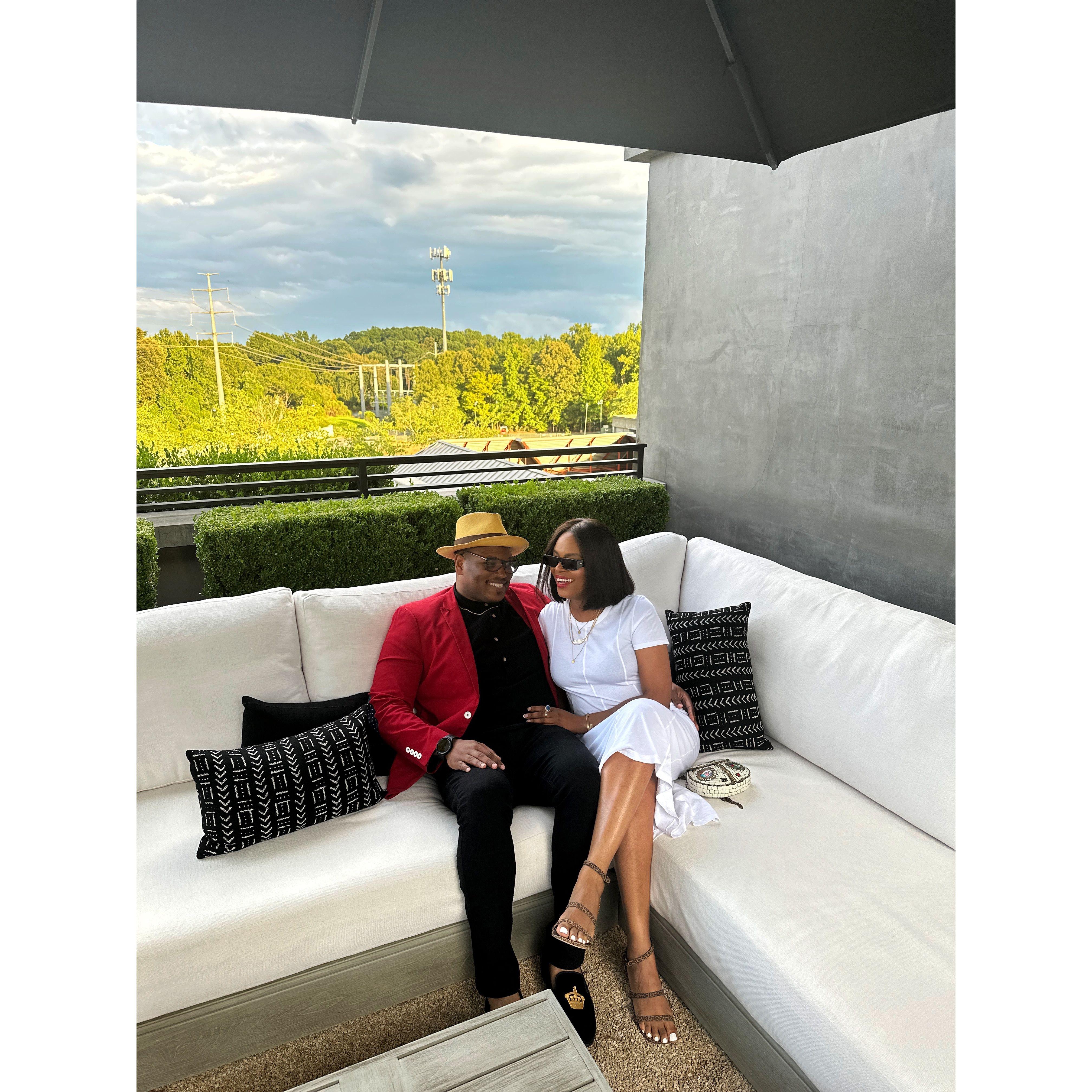 Our first dressy dinner at RH Rooftop! The food, the views, and the date... everything was perfect!
