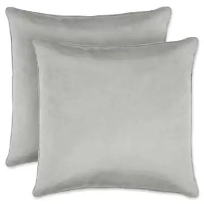 Laura Ashley Lucas Collection Throw Pillow in Blue (Set of 2)