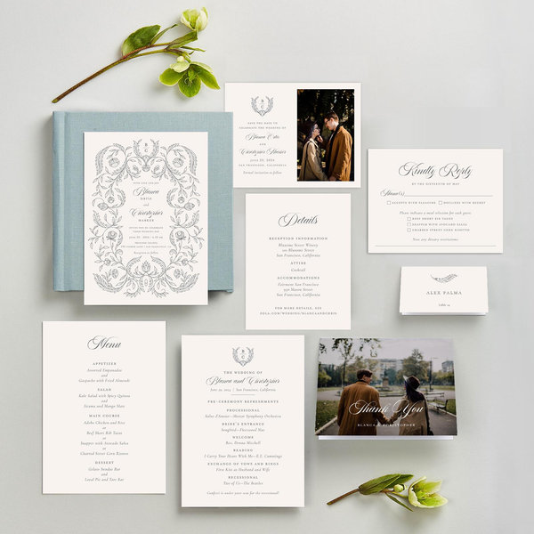 Zola Wedding Invitations - Loxley Portrait