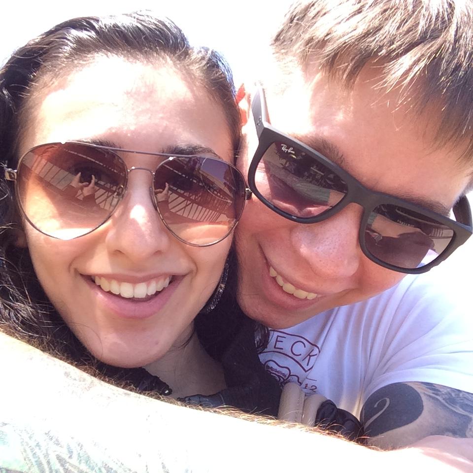 Our first date at The Getty Center in Los Angeles - May 23, 2015
