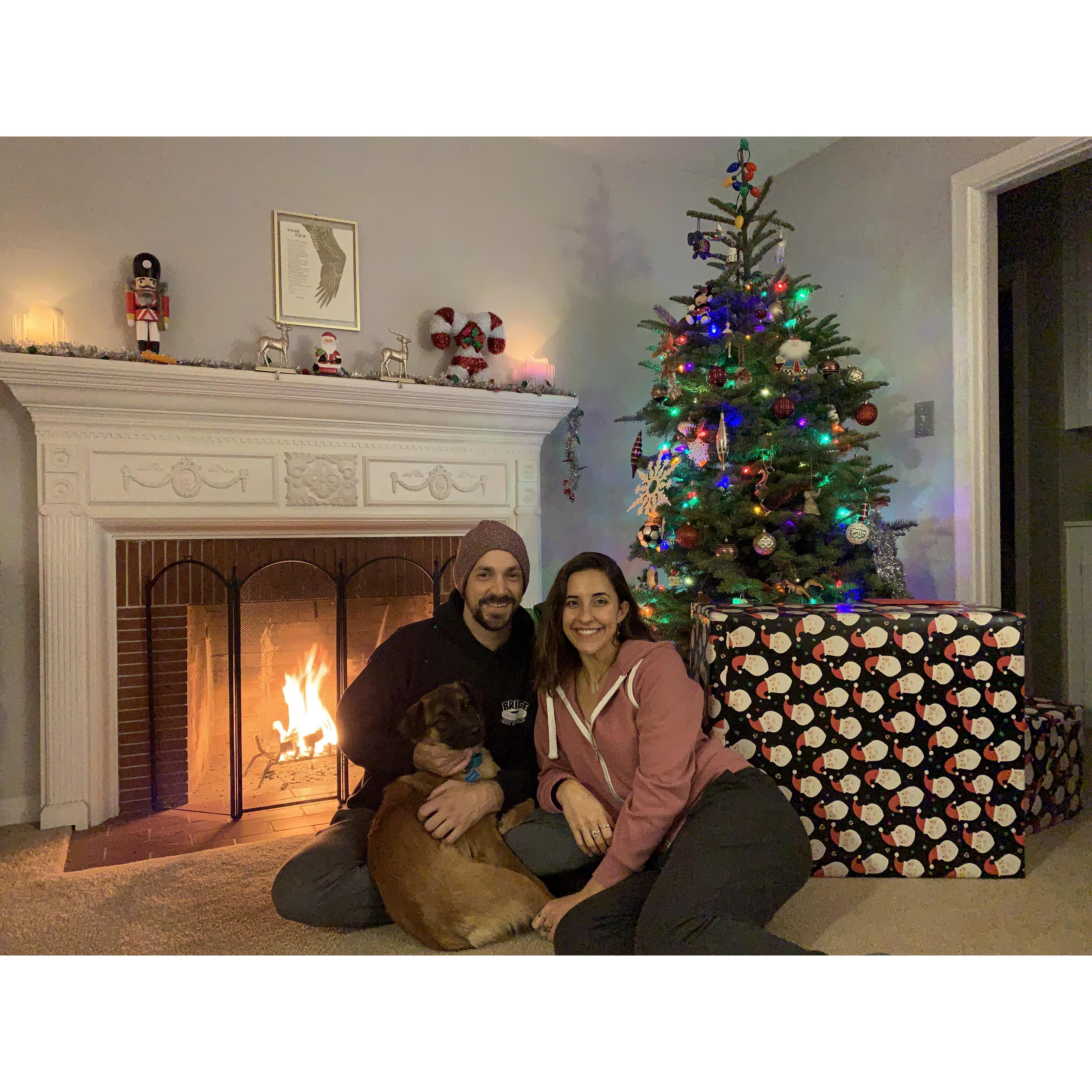 Our first Christmas at the house