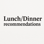 Lunch/Dinner