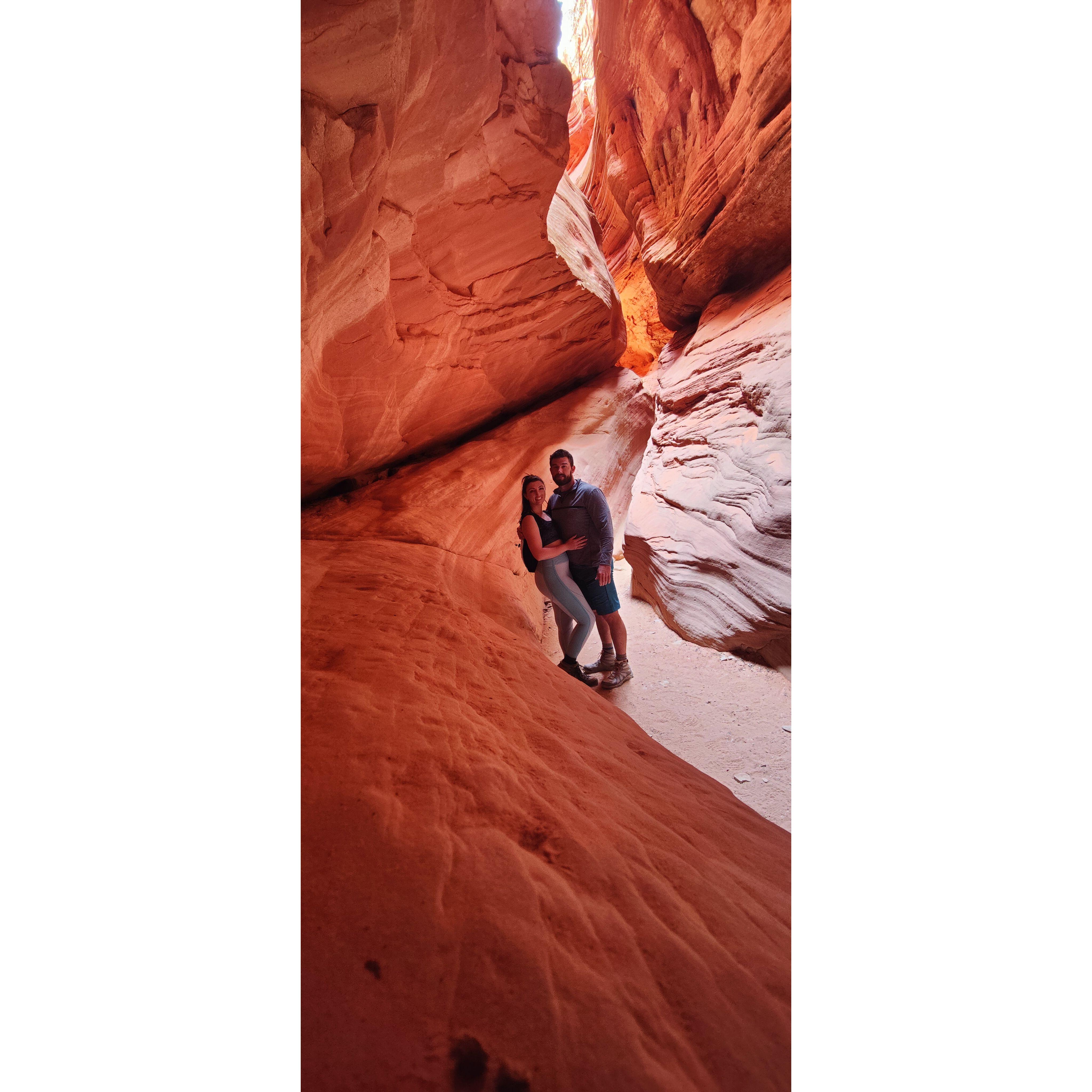 Peekaboo Canyon outside of Kanab, Utah
