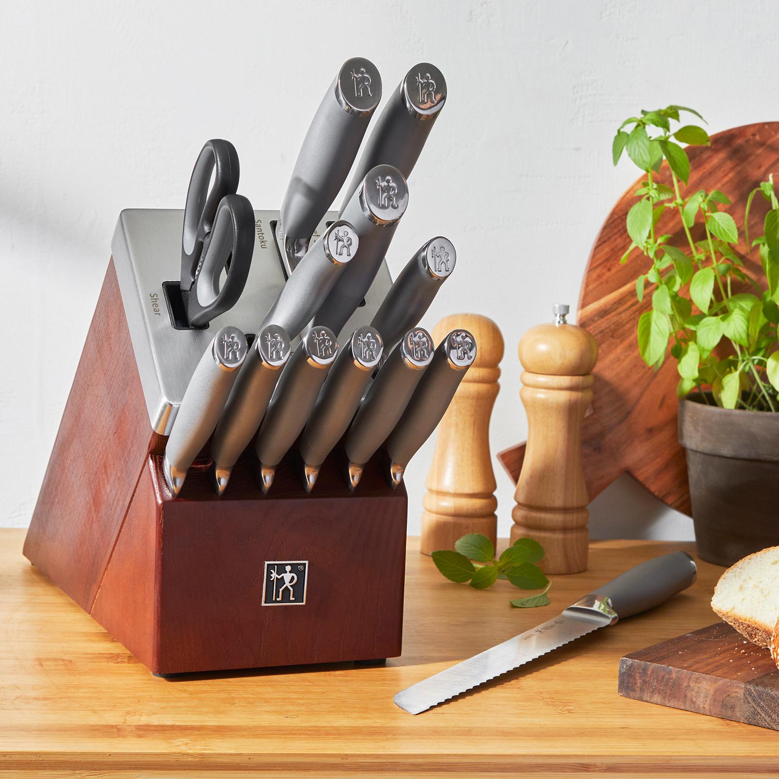 Henckels, Modernist 14-Piece Self-Sharpening Knife Block Set Zola