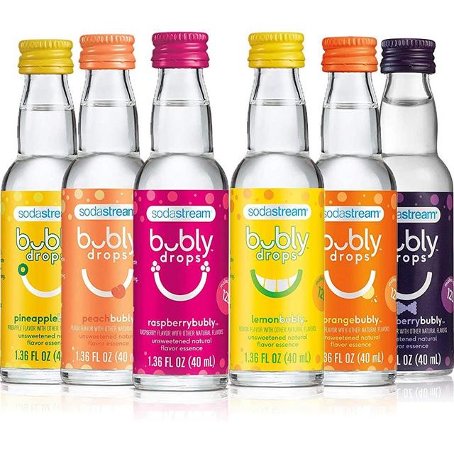 sodastream bubly Drops 6 Flavor, Smiles Variety Pack, 8 Fl Oz