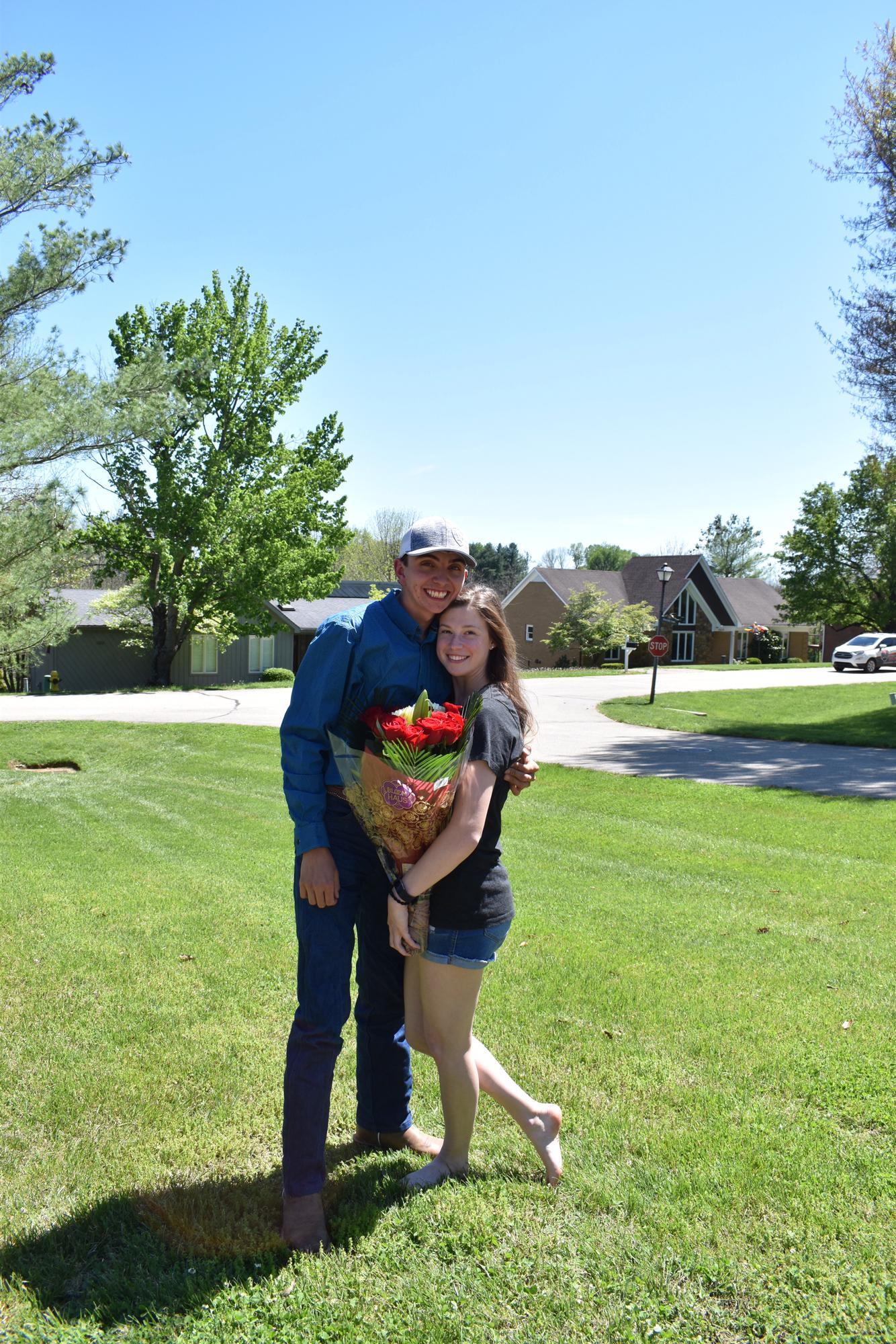 A very special day.... after separated 43 days due to social distancing because of COVID. Justin surprised me on his birthday!