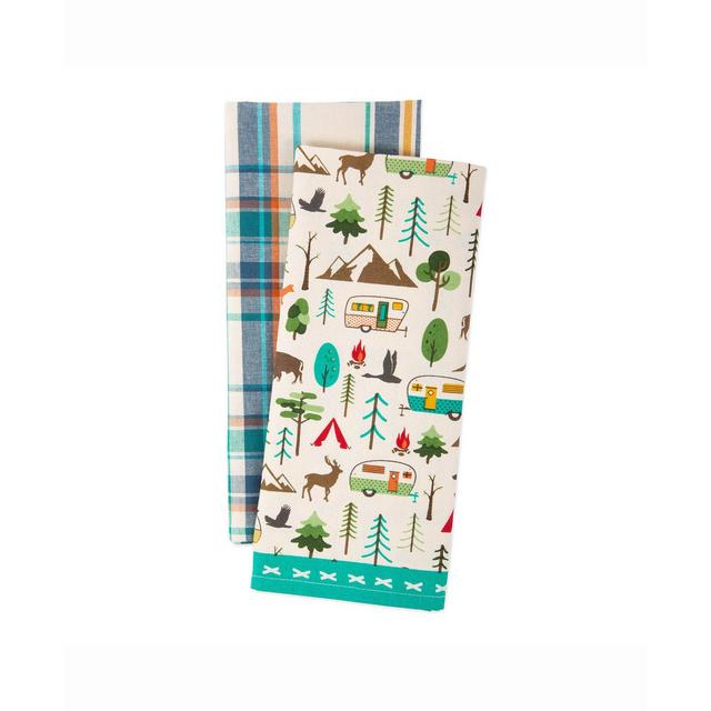 Happy Camper Dishtowel Set of 2