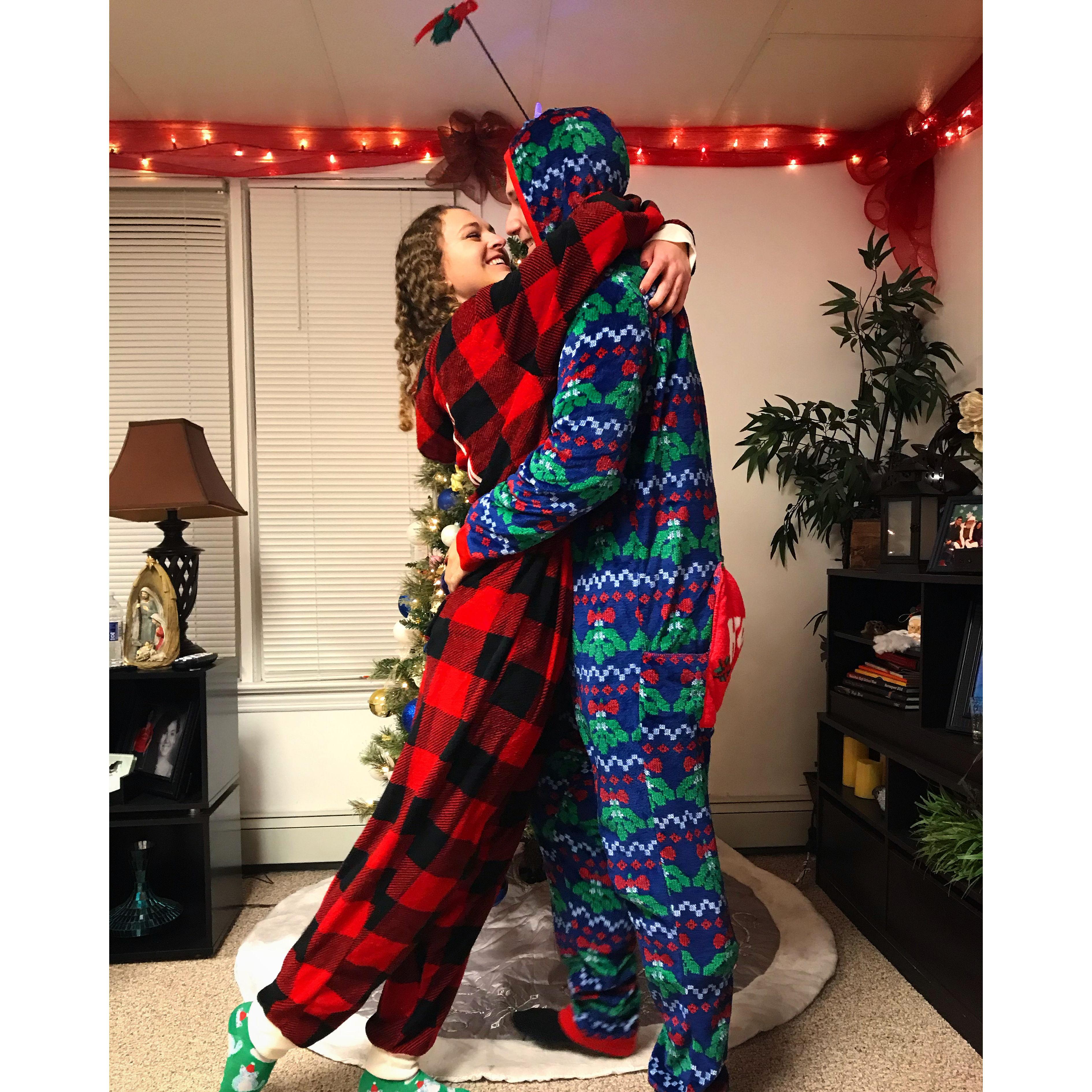 Our second Christmas together.