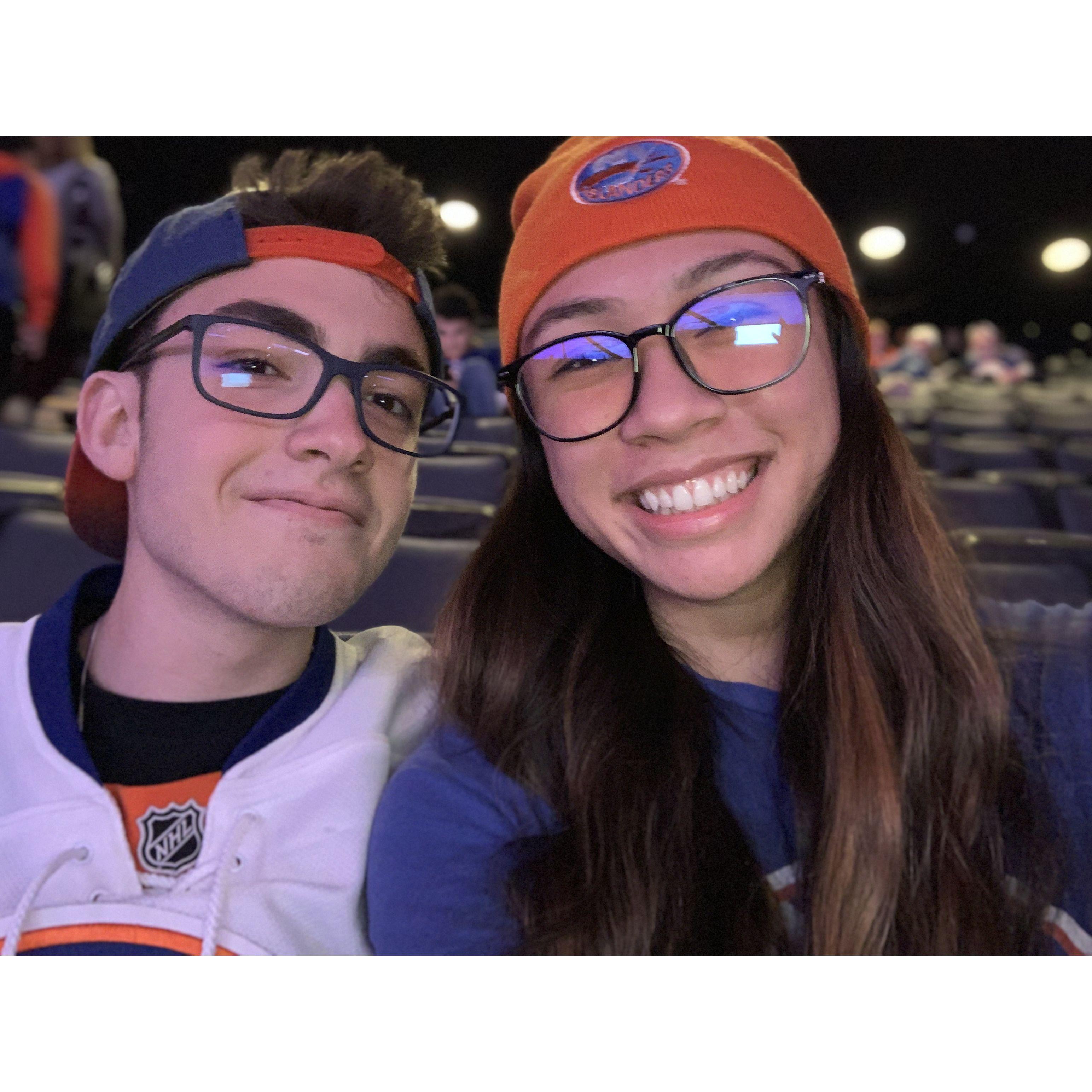 Islander hockey game!