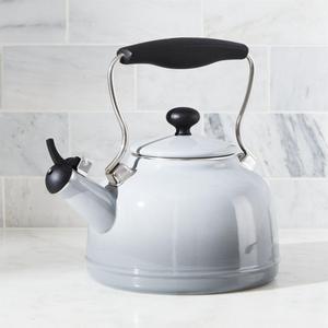 Chantal ® Vintage Grey Steel Enamel Tea Kettle