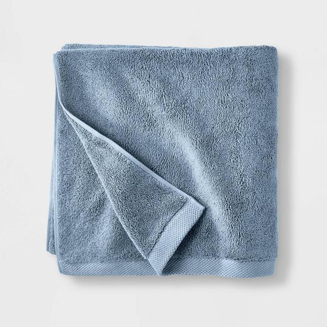 Organic Bath Sheet Sky Blue - Casaluna™