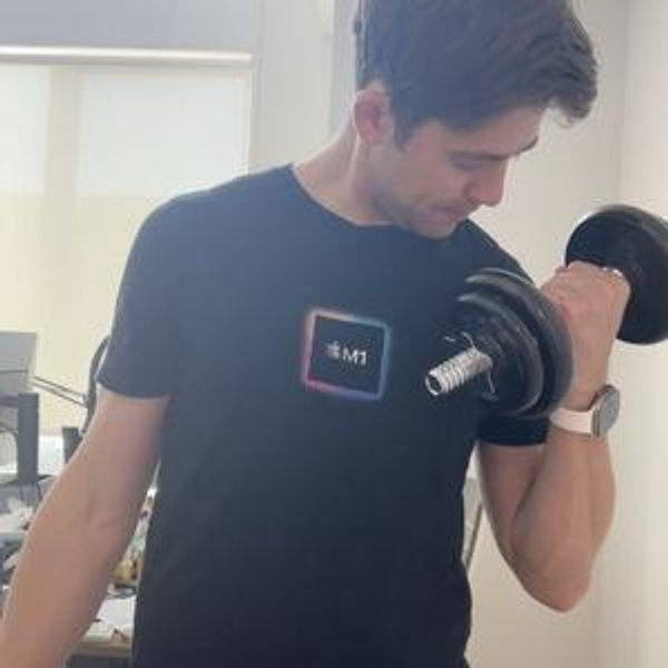 Are you putting down what Scott is picking up? (adjustable dumbbells)