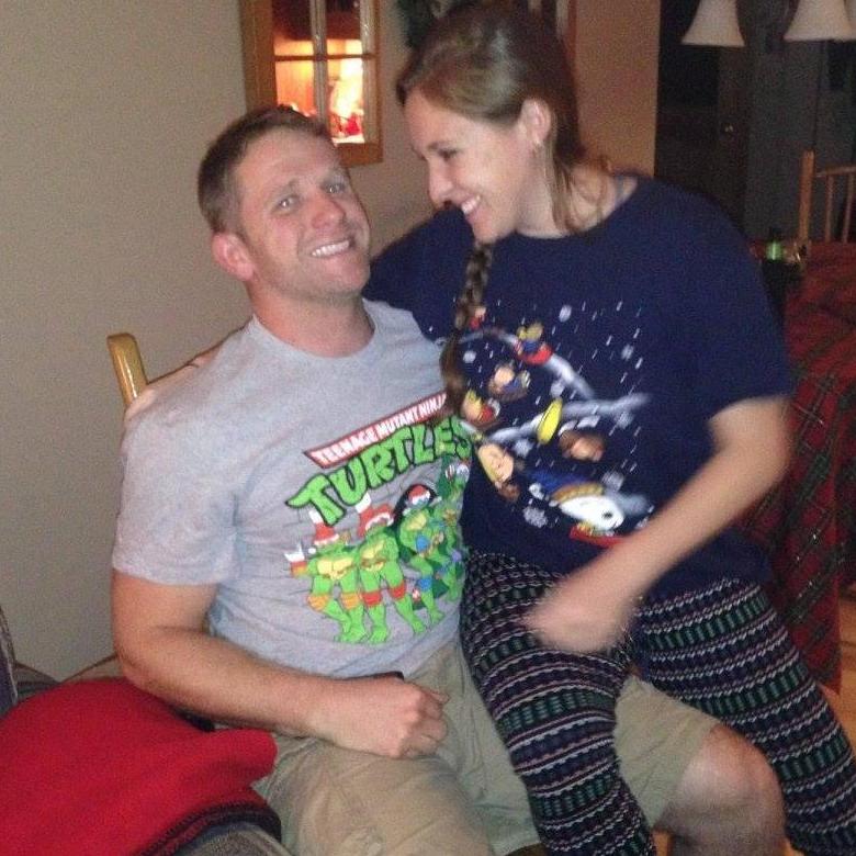 A's First Christmas with The Warners, Henniker, NH.
December 2015.