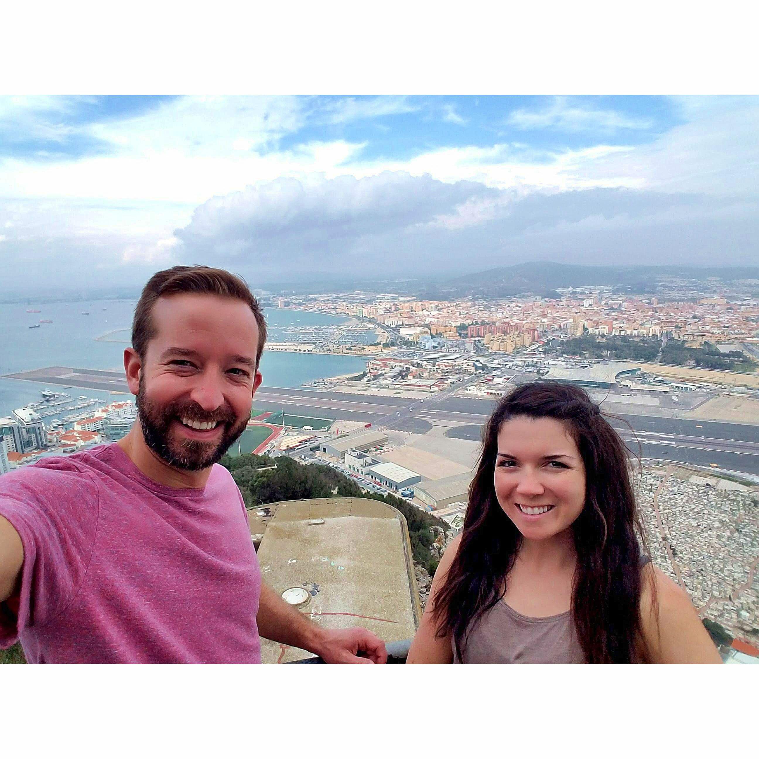 Visiting the British territory of Gibraltar on the southern tip of Spain (Oct. 2017)