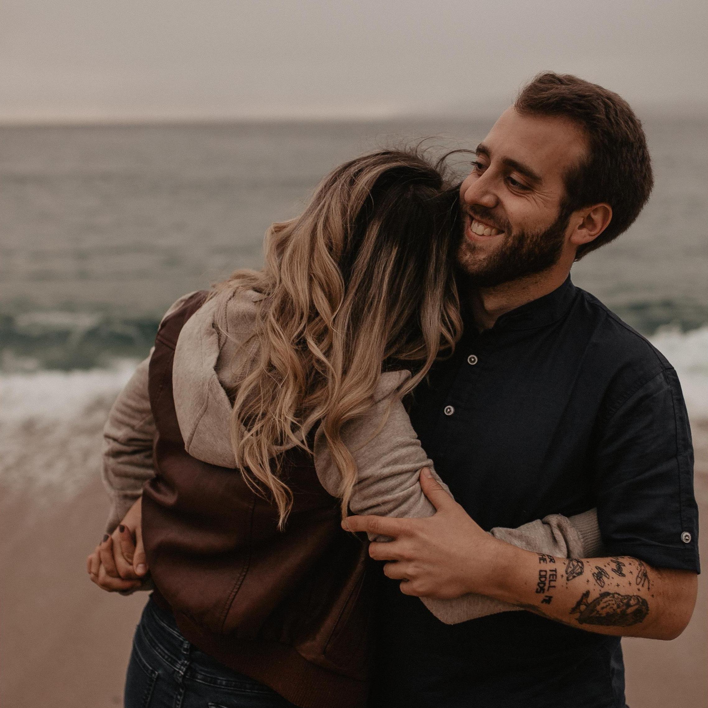 One of Stef's favorite photos of Duane. Engagement shoot, Carmel River State Beach. May 2019.
