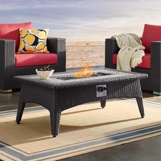 Splendor Rectangle Outdoor Fire Pit Table