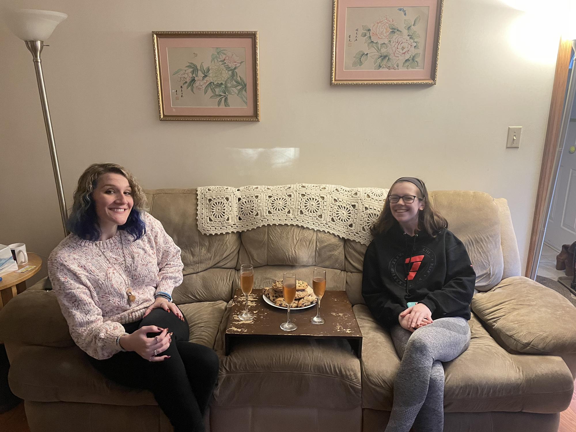 Shelby and Beth at Donna’s house to pick a wedding dress 👀