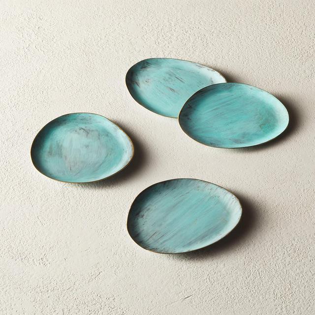 Rest Verdigris Coasters Set of 4