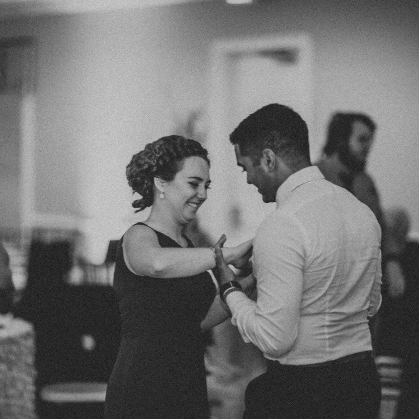 Celebrating the wedding of Cynthia and Bryce Carter (SJ's sister and brother-in-law) on the dance floor in November 2016! MJ was the videographer of their wedding.