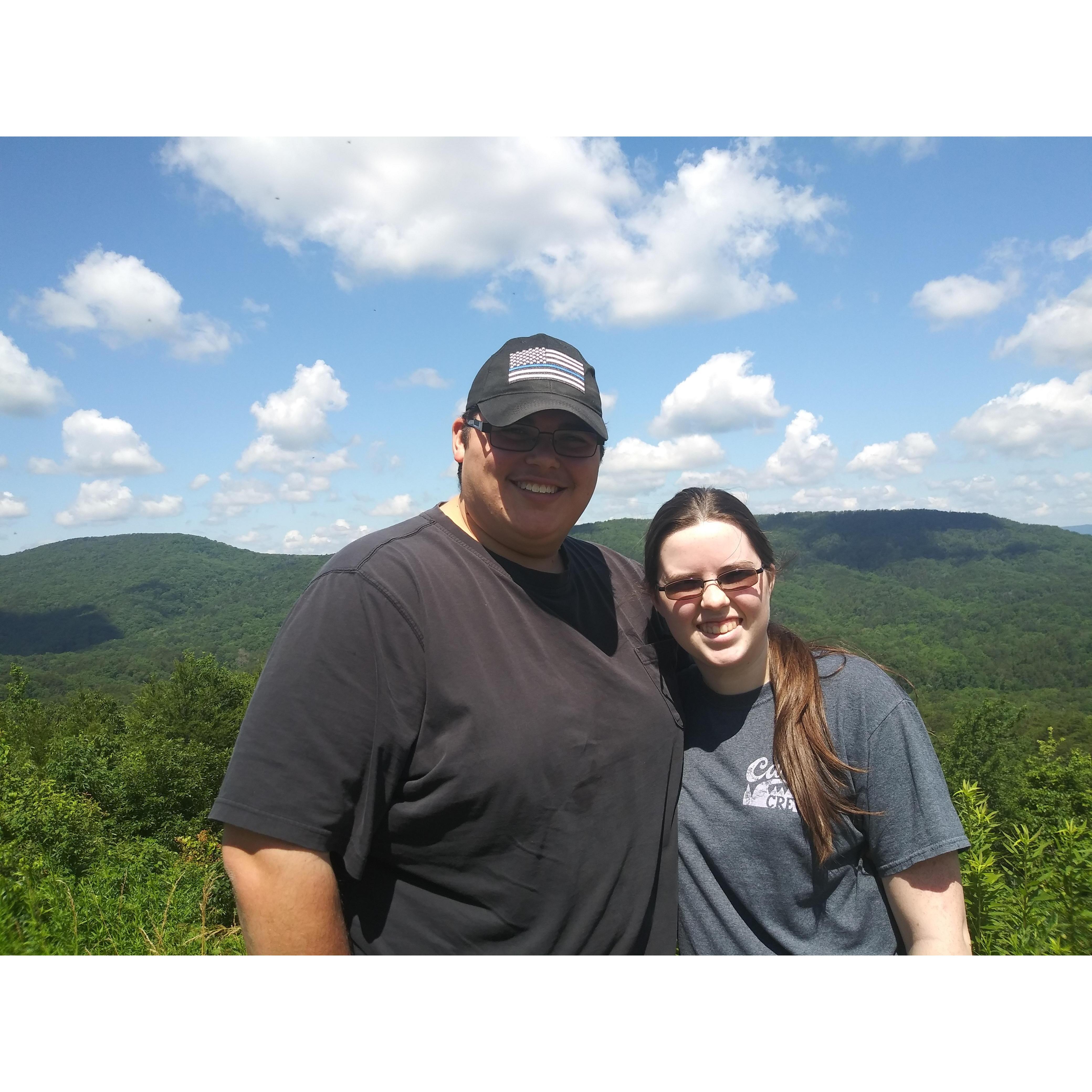 We also like going on day trips to parks and walking the trails there. I'm not much of an outdoors person, but I've really enjoyed seeing all of the beautiful nature that's right here in Alabama!