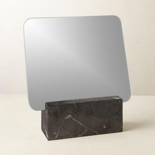 Muse Black Marble Vanity Mirror