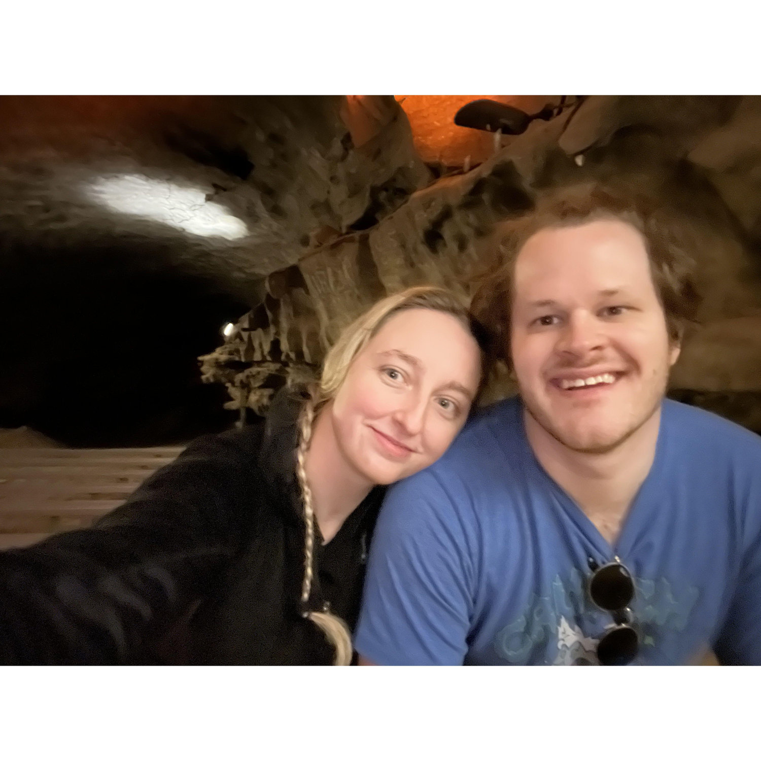 One of the only cave picture we have, inside Mammoth Cave National Park