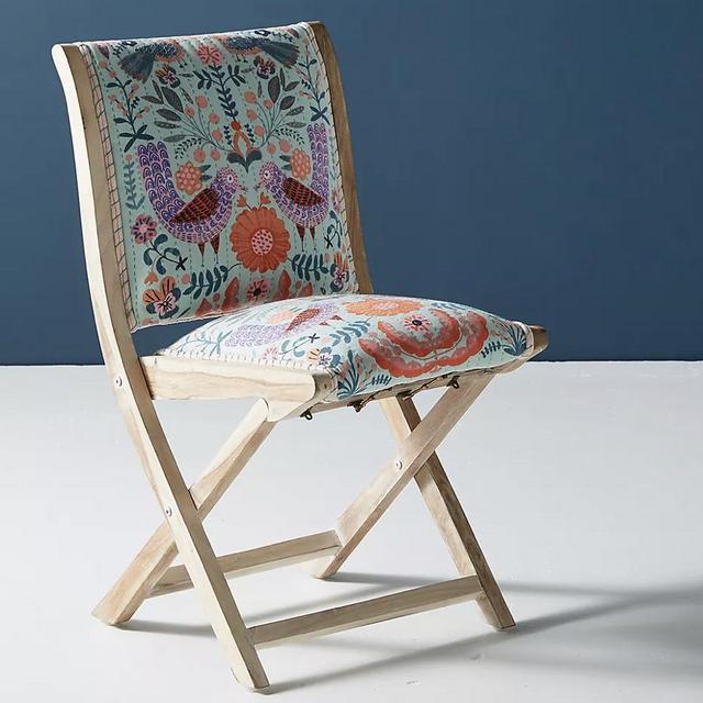 Jimena Terai Folding Chair - Birds