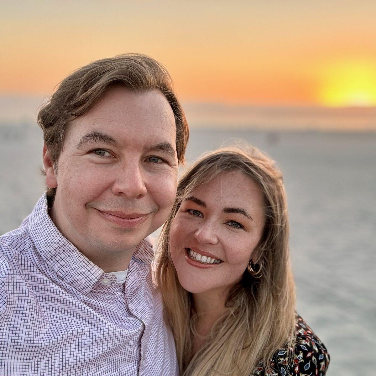 Sunset in San Diego.