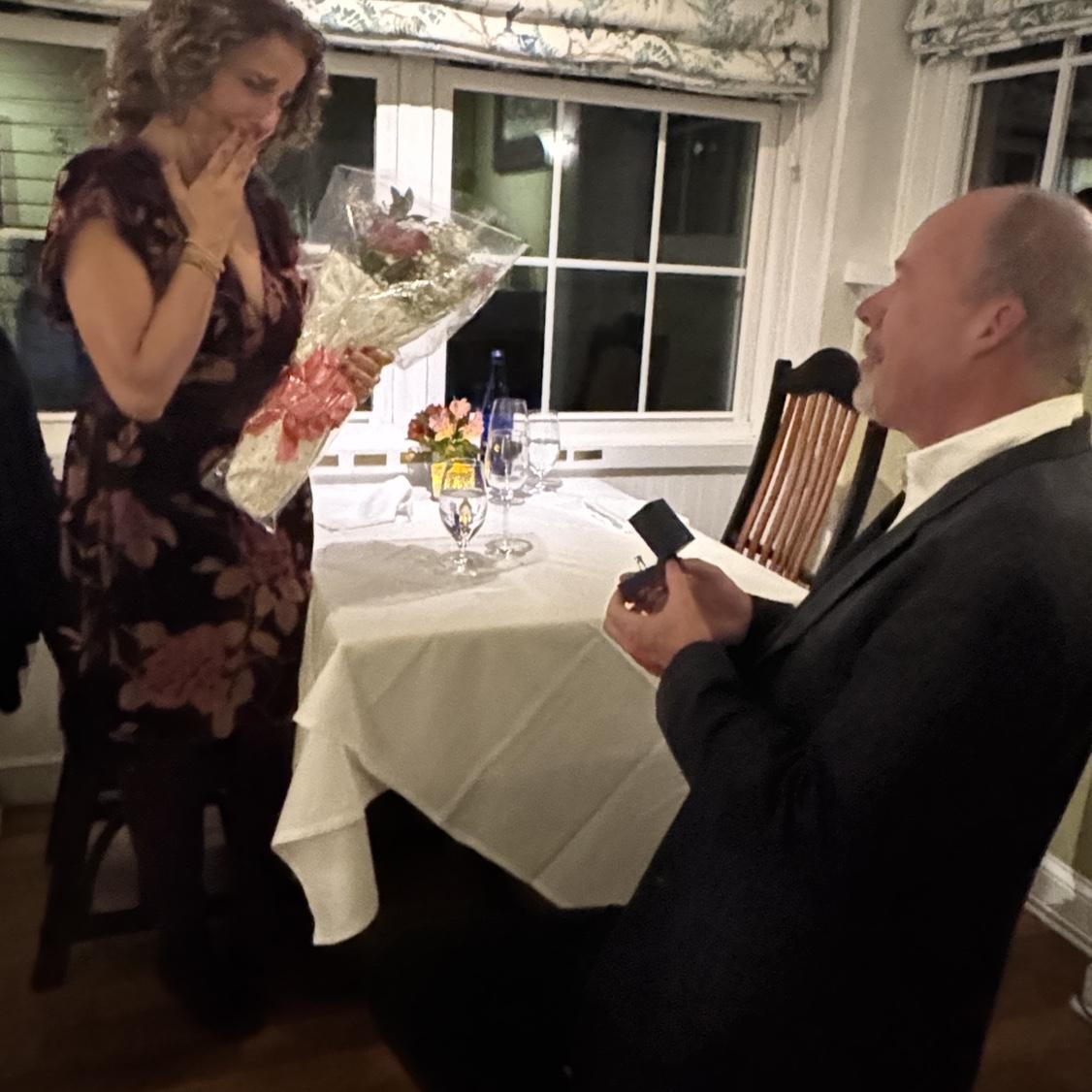 Popping the question