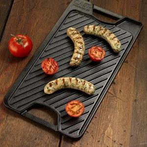 Pre-Seasoned Cast Iron Reversible Grill & Griddle
