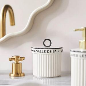 Claudette Glazed Ceramic Canister
