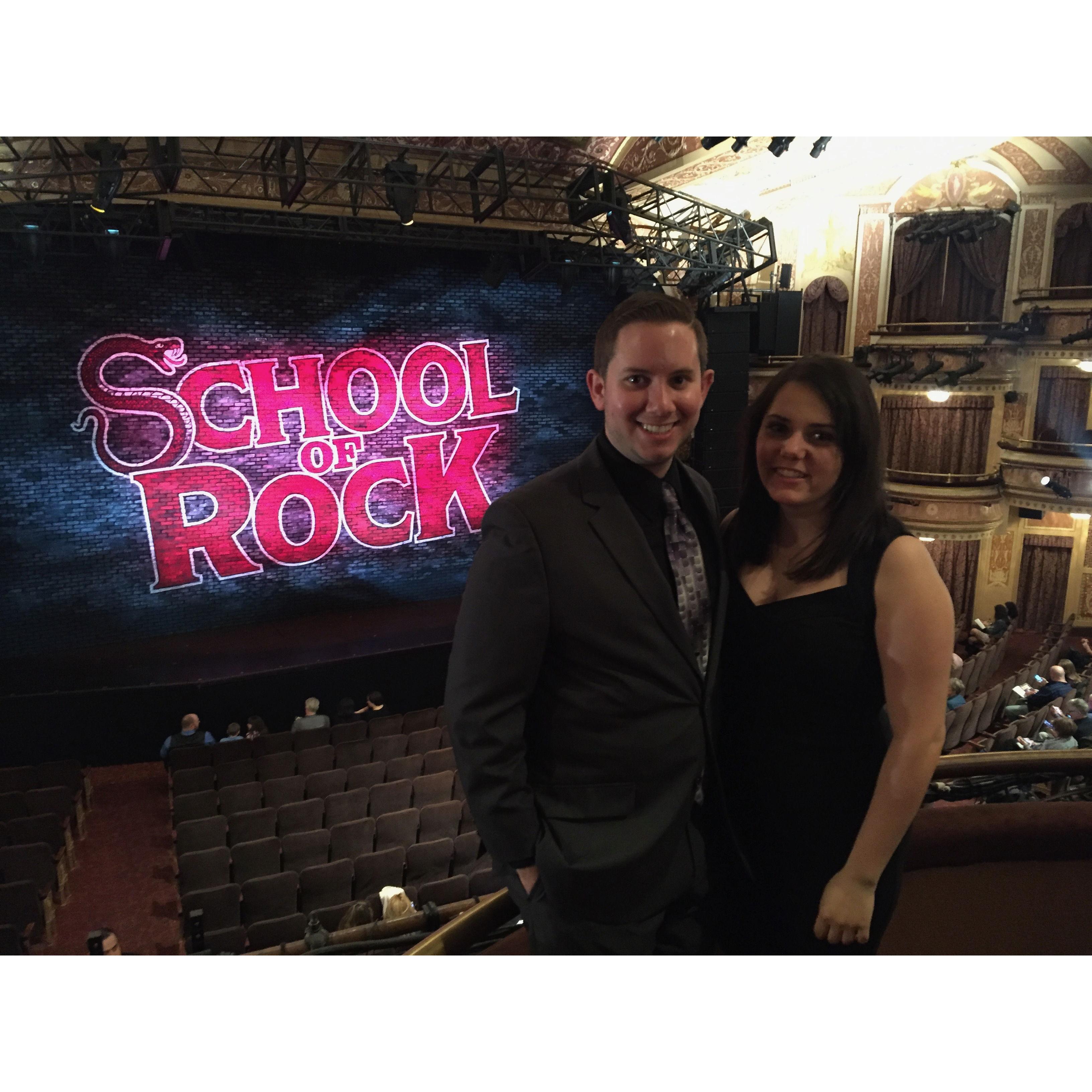 School of Rock on Broadway
