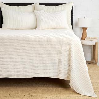 Zuma Cotton Waffle Big Pillow with Insert