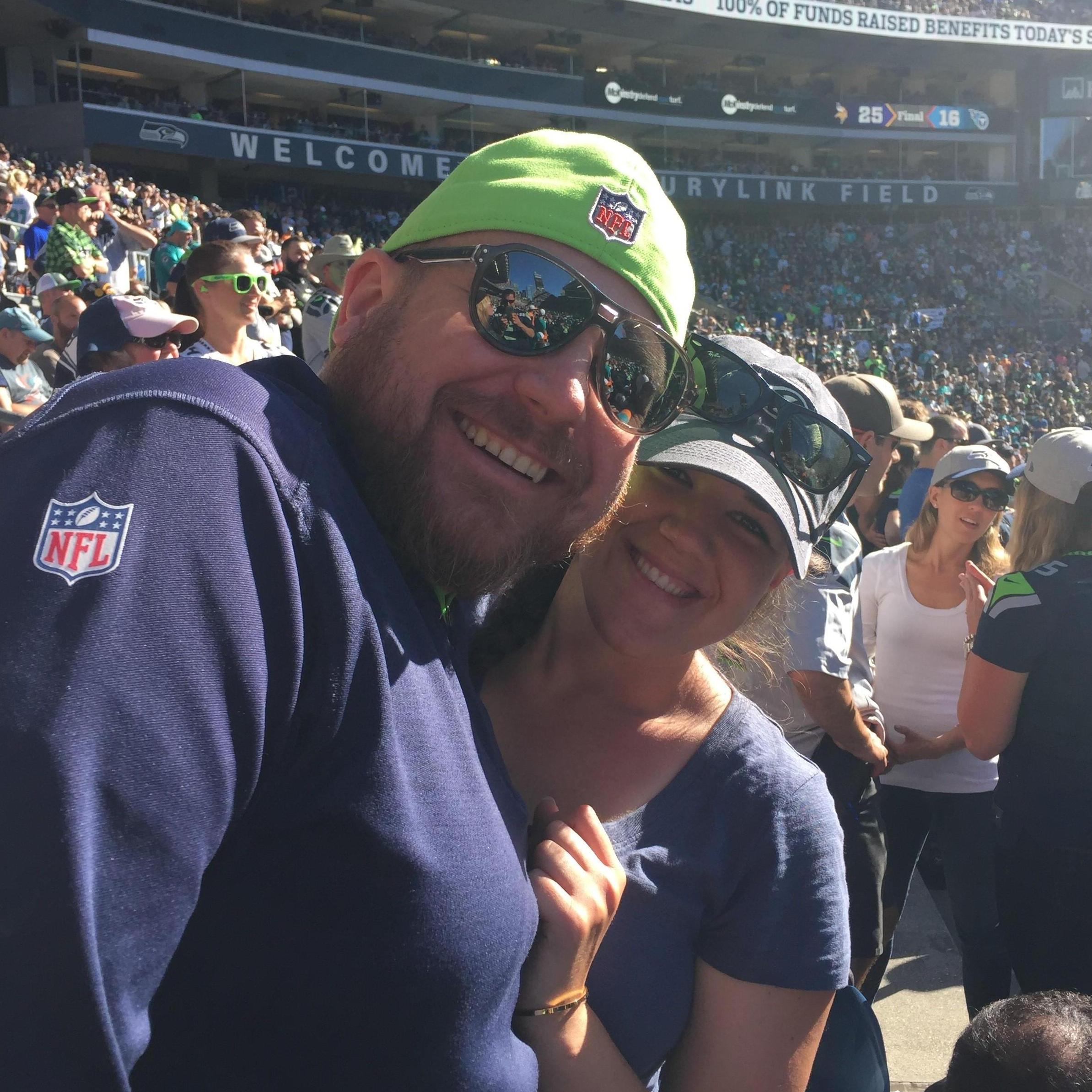 We're Seahawks fans!