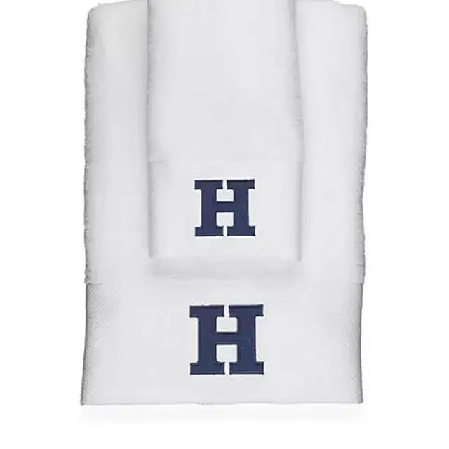 Crown & Ivy™Monogram Hand Towel Collection